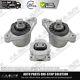 3pcs Engine Transmission Mount Kit fit Maserati Ghibli Quattroporte (14-17) 2WD