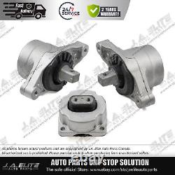 3pcs Engine Transmission Mount Kit fit Maserati Ghibli Quattroporte (14-17) 2WD