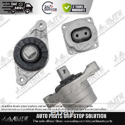 3pcs Engine Transmission Mount Kit fit Maserati Ghibli Quattroporte (14-17) 2WD