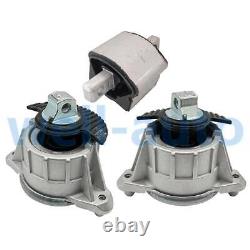3pcs New Engine and Transmission Mount Kit For Benz CLS C218 CLS63 AMG E63 AMG