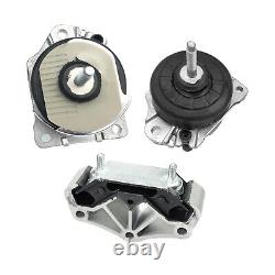 3x Engine Gearbox Mount Kit For Ford Mustang 2.3T 2015-2022 FR3Z6038G FR3Z6038H