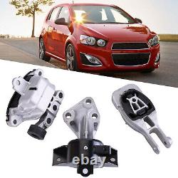 3x Engine Motor Mounts Automatic Transmission For Chevrolet Sonic 1.8l 2012-2016