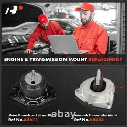 3x Engine Mount & Transmission Mount for Jeep Grand Cherokee 11-21 Dodge Durango