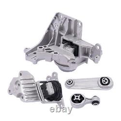4PCS Engine Motor + Auto Transmission Mount Kit For 2014-2017 Nissan Rogue 2.5L