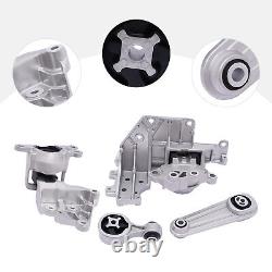 4PCS Engine Motor + Auto Transmission Mount Kit For 2014-2017 Nissan Rogue 2.5L