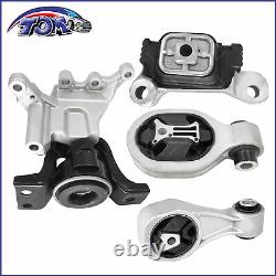 4PCS. Engine & Trans. Motor Mount For 2011-2016 Nissan Juke 1.6L 2WD