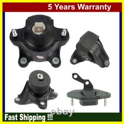 4PCS For Honda Accord Acura TSX 2009-2012 2.4L Auto Engine Motor & Trans. Mount