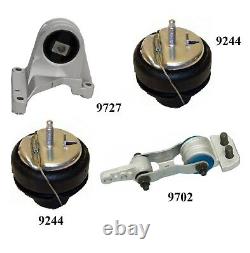 4PCS Front & Rear Motor Mount For Volvo S60 2.3L, 2.4L, 2.5L 01-09 S80 2.5L 04-06