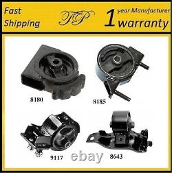 4PCS Motor & Trans Mount For 88-89 Toyota Corolla 1.6L 2WD Exc. FX, FX16, GTS-Auto