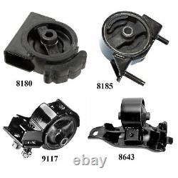 4PCS Motor & Trans Mount For 88-89 Toyota Corolla 1.6L 2WD Exc. FX, FX16, GTS-Auto