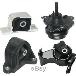 4PC Motor & Transmission Mount Kit Fits 2002-2006 Acura RSX 2.0L with Auto Trans