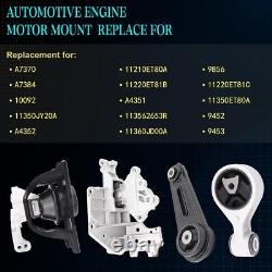 4X Engine Motor Transmission Mount Kit For 2008-2015 Nissan Rogue 2.5L FWD CVT