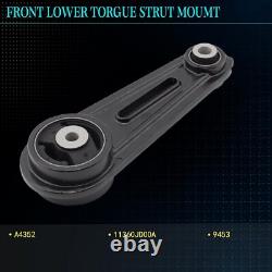 4X Engine Motor Transmission Mount Kit For 2008-2015 Nissan Rogue 2.5L FWD CVT