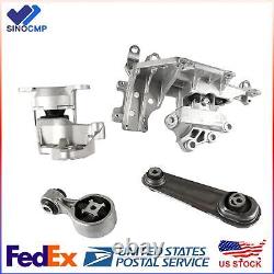 4X Engine Motor with Trans Mounts A4363 A4364 A4366 For 14-17 Nissan Rogue 2.5L US