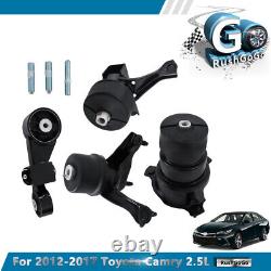 4× Engine Motor & Trans Mounts EM9236/EM9588 For 12-17 Toyota Camry Auto Trans