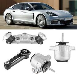 (4) Engine Motor & Transmission Mount For Porsche Panamera 3.0L 3.6L 2011-2016