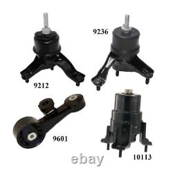 4 Pcs Front Motor & Trans Mount Fit 2007-2012 Lexus Es350 3.5l