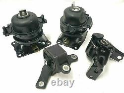 4pc Electric Engine & Transmission Mount For 2011-2013 Honda Odyssey 5speed Auto