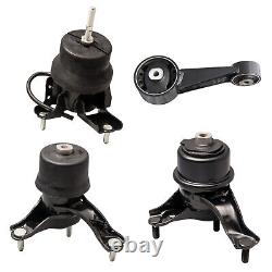 4pc Engine Mount Kit for 07-17 Toyota Camry 3.5L V6 Motor Automatic Transmission