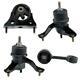 4pc Motor Mount For 2001-2003 Toyota Highlander Auto 2.4l Fwd Fast Free Shipping