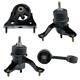 4pc Motor Mount For 2004-2007 Toyota Highlander Auto 2.4l Fwd Fast Free Shipping