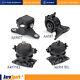 4pcs Engine Motor & Auto Trans Mount withElectr. Cont for 11-17 Honda Odyssey 3.5L