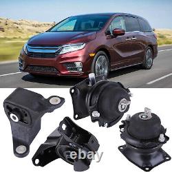 4pcs Engine Motor & Auto Transmission Mount Fit For 2011-2017 Honda Odyssey 3.5l
