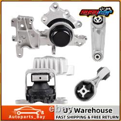 4pcs Engine Motor Transmission Mount Kit For 14-19 Nissan Rogue 2.5L Auto. Trans