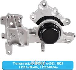 4pcs Engine Motor Transmission Mount Kit For 14-19 Nissan Rogue 2.5L Auto. Trans