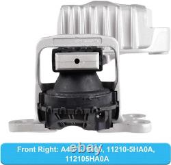 4pcs Engine Motor Transmission Mount Kit For 14-19 Nissan Rogue 2.5L Auto. Trans
