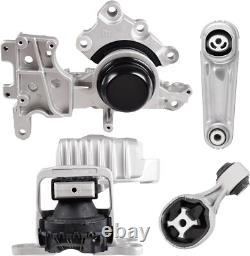 4pcs Engine Motor Transmission Mount Kit For 14-19 Nissan Rogue 2.5L Auto. Trans