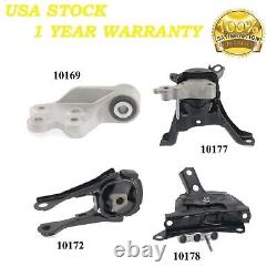 4pcs Front Motor & Trans Mount Fit Toyota Prius, Prius Awd-e, Prius Prime, Prius V