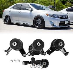 4pcs Motor Mount Kit for 2012-17 Toyota Camry 2.5L Gas Engine Automatic Trans AT