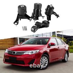 4pcs Motor Mount Kit for 2012-17 Toyota Camry 2.5L Gas Engine Automatic Trans AT