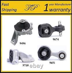 4pcs Motor & Trans Mount For 2007-2012 Acura Rdx 2.3l Auto Trans