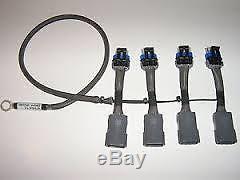 4x Oem Street Fire-msd Ignition Coil D585 Ls2 + Kit Adapter+ Wires For Rx8