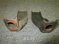 58/62 corvette stamped steel motor engine mounts GM PAIR! 59 60 61