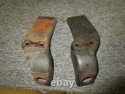 58/62 corvette stamped steel motor engine mounts GM PAIR! 59 60 61