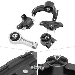 5PCS For Chrysler 200 10-14 L4-2.4L 4 Speed Engine Mounts&Transmission Mount Set