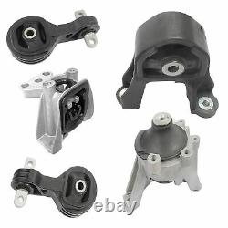 5PCS Set Fits 2007-2011 Honda CRV 2.4L 4WD Engine Motor & Transmission Mount