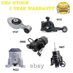 5 Pcs Front & Rear Motor Mount Fit 2015-2020 Nissan Maxima 3.5l