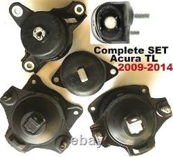 5pc Engine & Transmission Mounts For 2009-2014 Acura Tl 3.5l 3.7l Auto Fast Ship