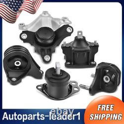 5pc Fits 13-17 Honda Accord (2.4l Engine Only) At Cvt Trans Motor Mount Set