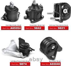 5pc Fits 13-17 Honda Accord (2.4l Engine Only) At Cvt Trans Motor Mount Set