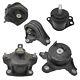 5pc Motor Mount Set for 13-17 Honda Accord (2.4L Engine Only) AT CVT Trans