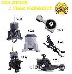 6PCS MOTOR & TRANS MOUNT FIT 2009-2014 Nissan Maxima 3.5L