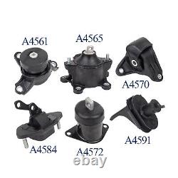 6pcs Engine Motor & Trans Mount for 2009-2014 Acura TSX l4 2.4L Automatic Trans