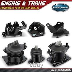 6pcs Engine Motor & Transmission Mount for Honda Accord 2003-2007 V6 3.0L Manual