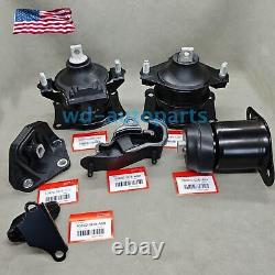 6pcs Engine Mount Kit For 2003-2007 Honda Accord V6 3.0L Auto Trans