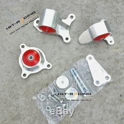 75A Turbo Engine Mount Kit for Acura RSX / Honda Civic SI EP3 2.0L Red 2003-2005